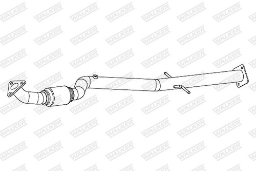 Walker abgasrohr vorne a - walker,