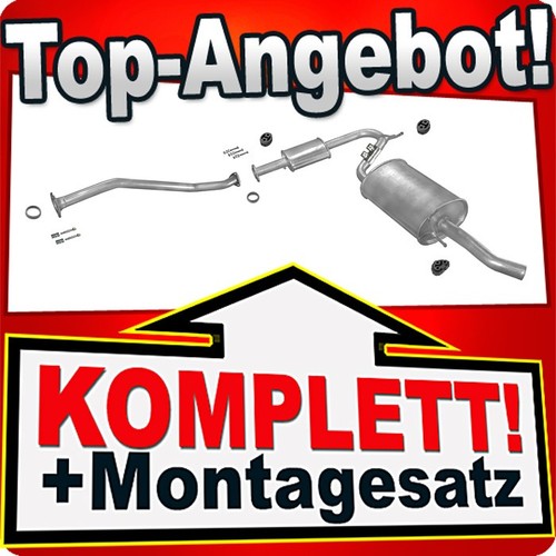 Auspuff für fiat - ducato, ii