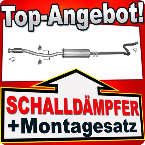 Mittelschalldämpfer für