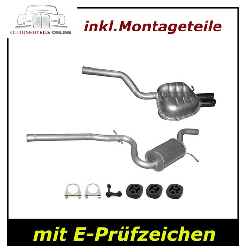 Auspuff set für skoda octavia - für,