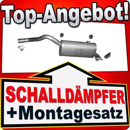 Endschalldämpfer für fiat - für,