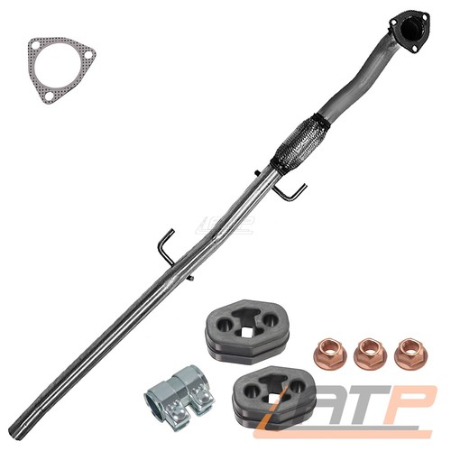 Abgasrohr hosenrohr vorne - vorne, set