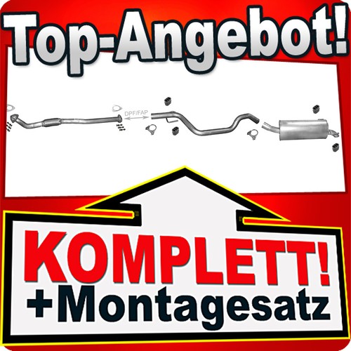 Auspuff für opel zafira - für,