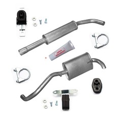 Auspuff Komplett Miitel End