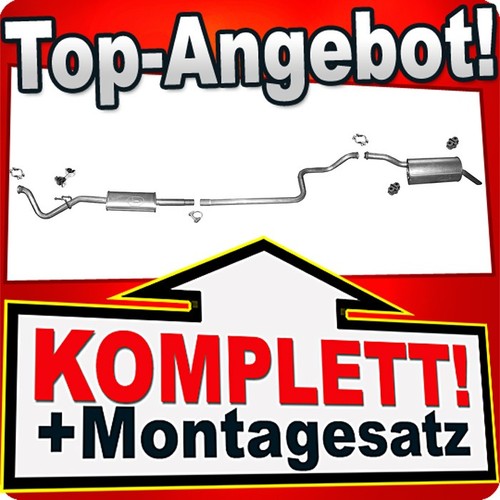 Auspuff für citroen berlingo - auspuff,