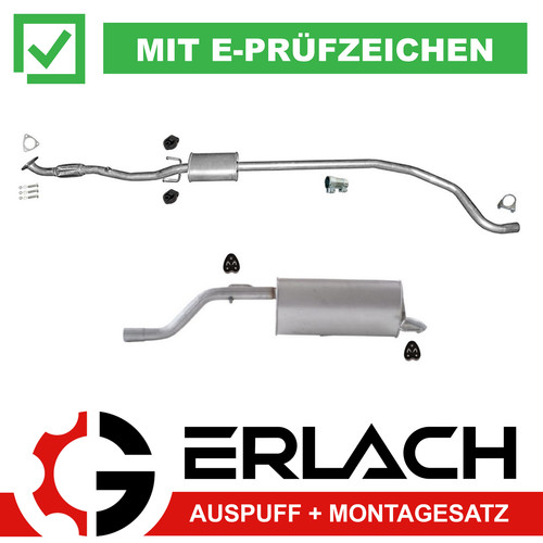 Auspuffanlage für opel corsa - auspuffanlage,