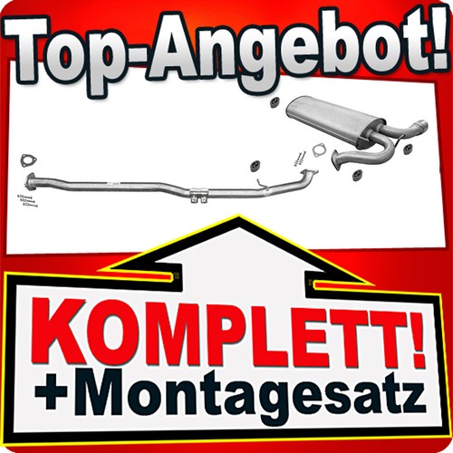 Auspuff für opel antara 0 - opel, 2.0