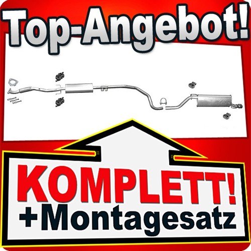 Auspuff für opel corsa - auspuff, d