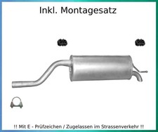 Endschalldämpfer Fiat Punto /