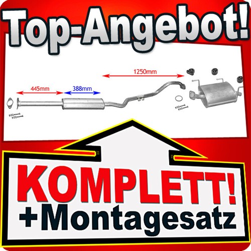 Auspuff für nissan almera - auspuff,