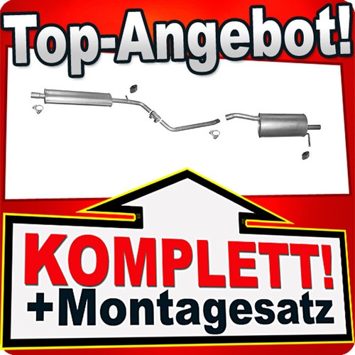 Auspuff für dacia duster 6 - auspuff,