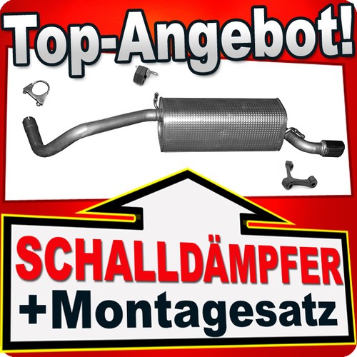 Endschalldämpfer für polo - für, vw