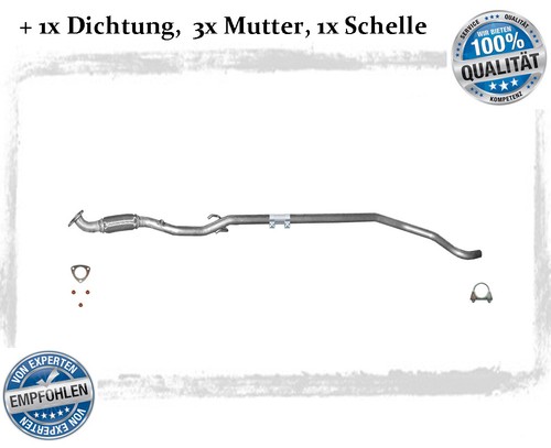 Mittelrohr kat opel corsa d - ab,