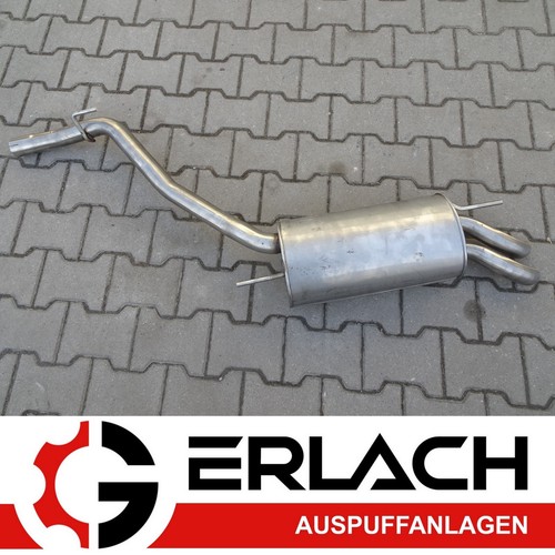 Edelstahl endschalldämpfer - edelstahl,