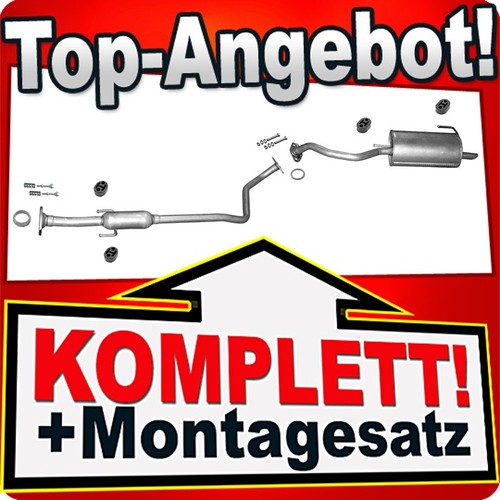 Auspuff für nissan micra - auspuff,