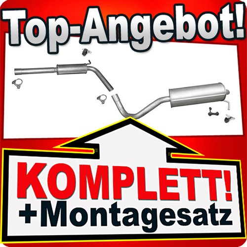 Auspuff für seat - für, iv