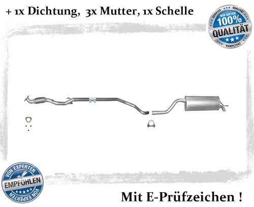 Auspuffanlage für opel - für, corsa