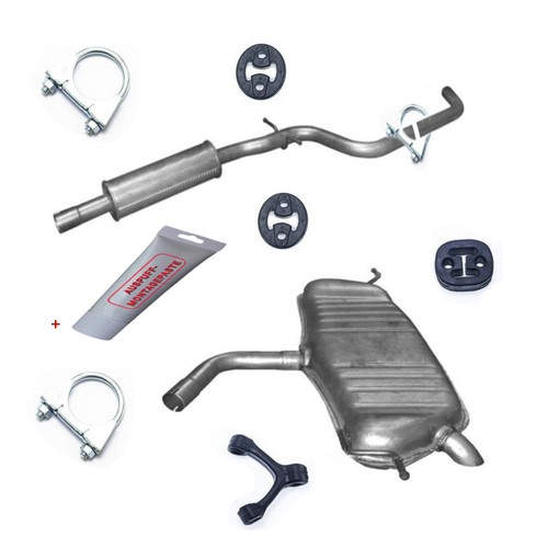 Auspuff komplett golf v - auspuff,